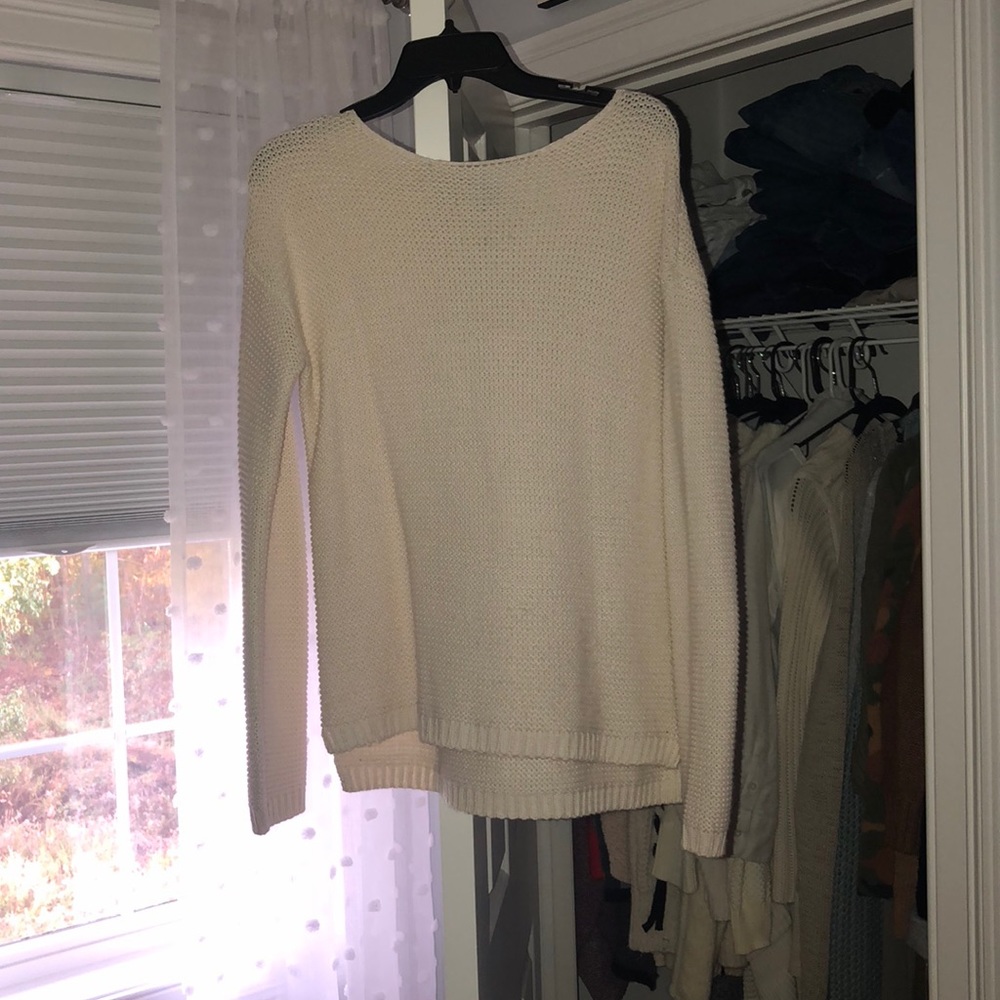 Cream sweater